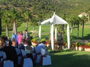 Oficiante Celebrante Boda Ceremonia Civil en hotel Alhaurín Golf Español e Inglés F03