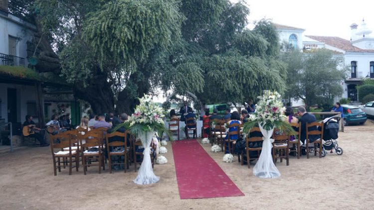 Ceremonia boda civil en el Rocio, Huelva, blessing ceremony, wedding minister English Spanish French German Swedish celebrant ceremonies civiles symbolique en français espagnol anglais F01