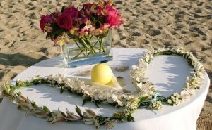 Ritual de los lazos de flores para bodas civiles